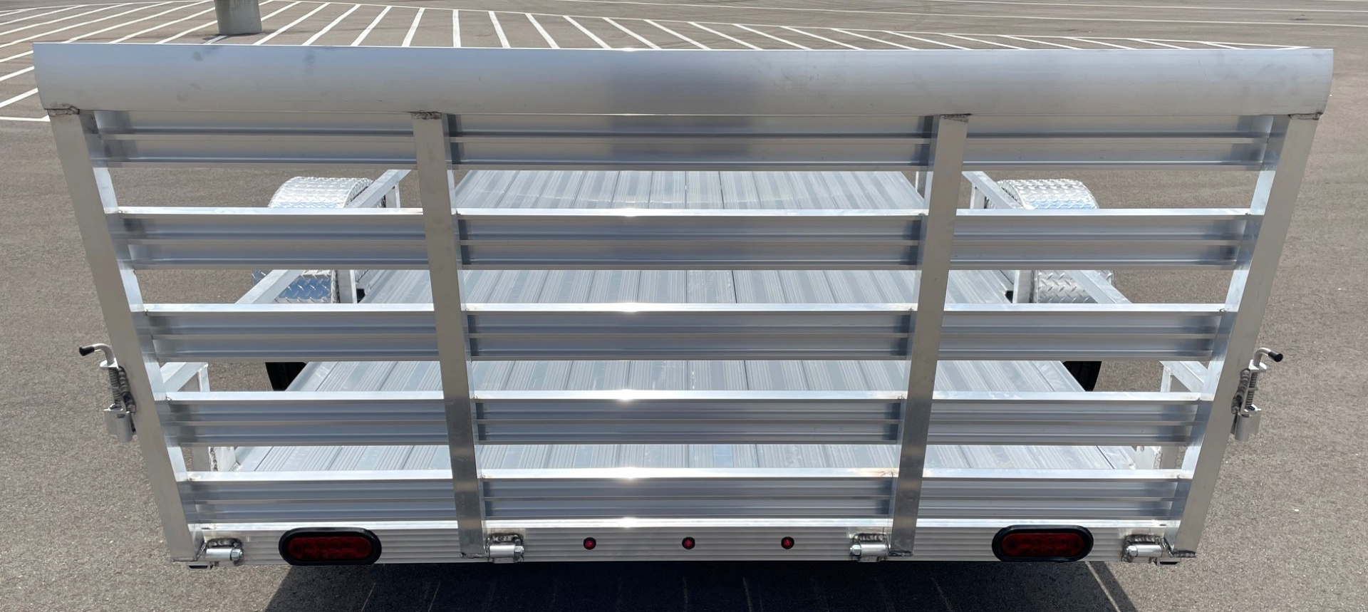 New 76"x 12' Single Axle Aluminum Utility Trailer