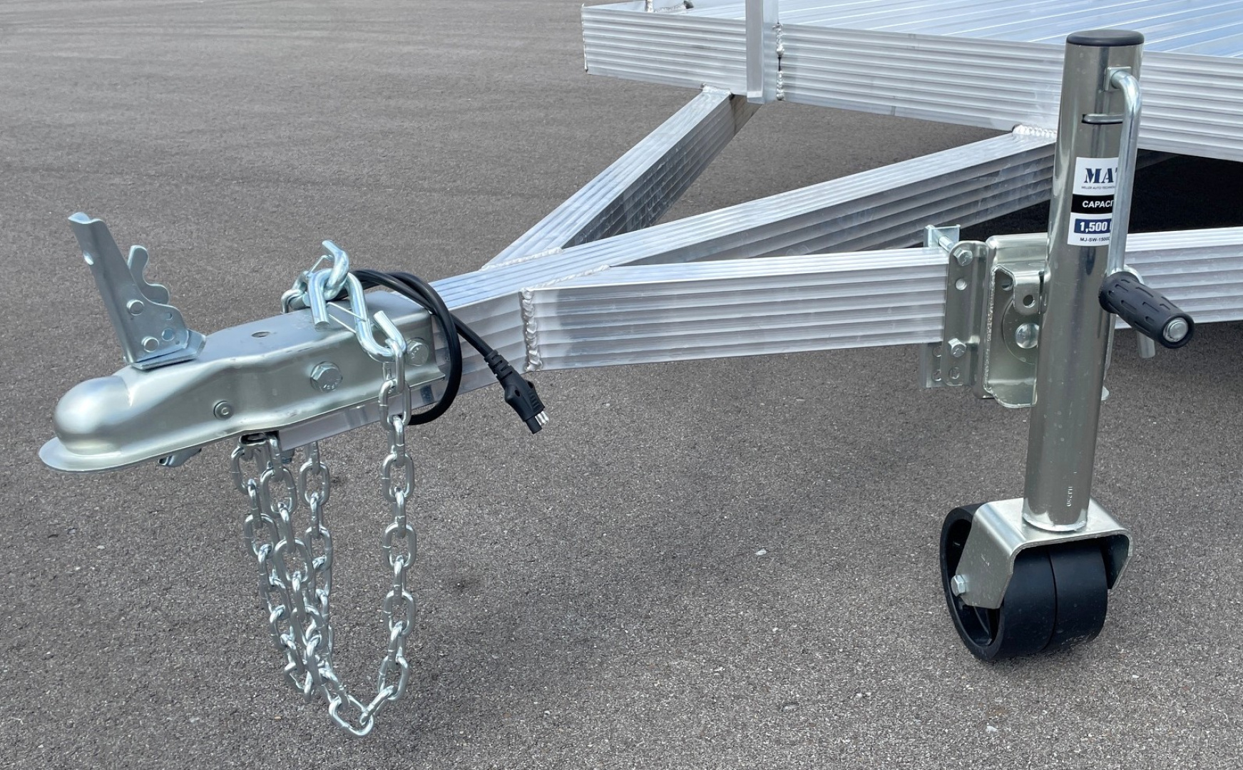 New 76"x 12' Single Axle Aluminum Utility Trailer