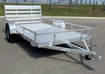 New 76 x 12' Single Axle Aluminum Utility Trailer