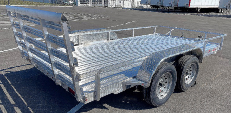 New 2026 Cherokee 14' Tandem Axle Aluminum Utility Utility Trailer