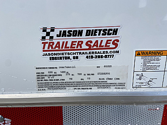 New United 24' UXT Enclosed Race Trailer
