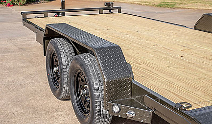 New 2026 MAXX-D 83X24 7K C4X Car Hauler / Racing Trailer / UTV Trailer / Black Powder Coated / 3500# Axles / 5ft Stow Away C-Channel Ramps