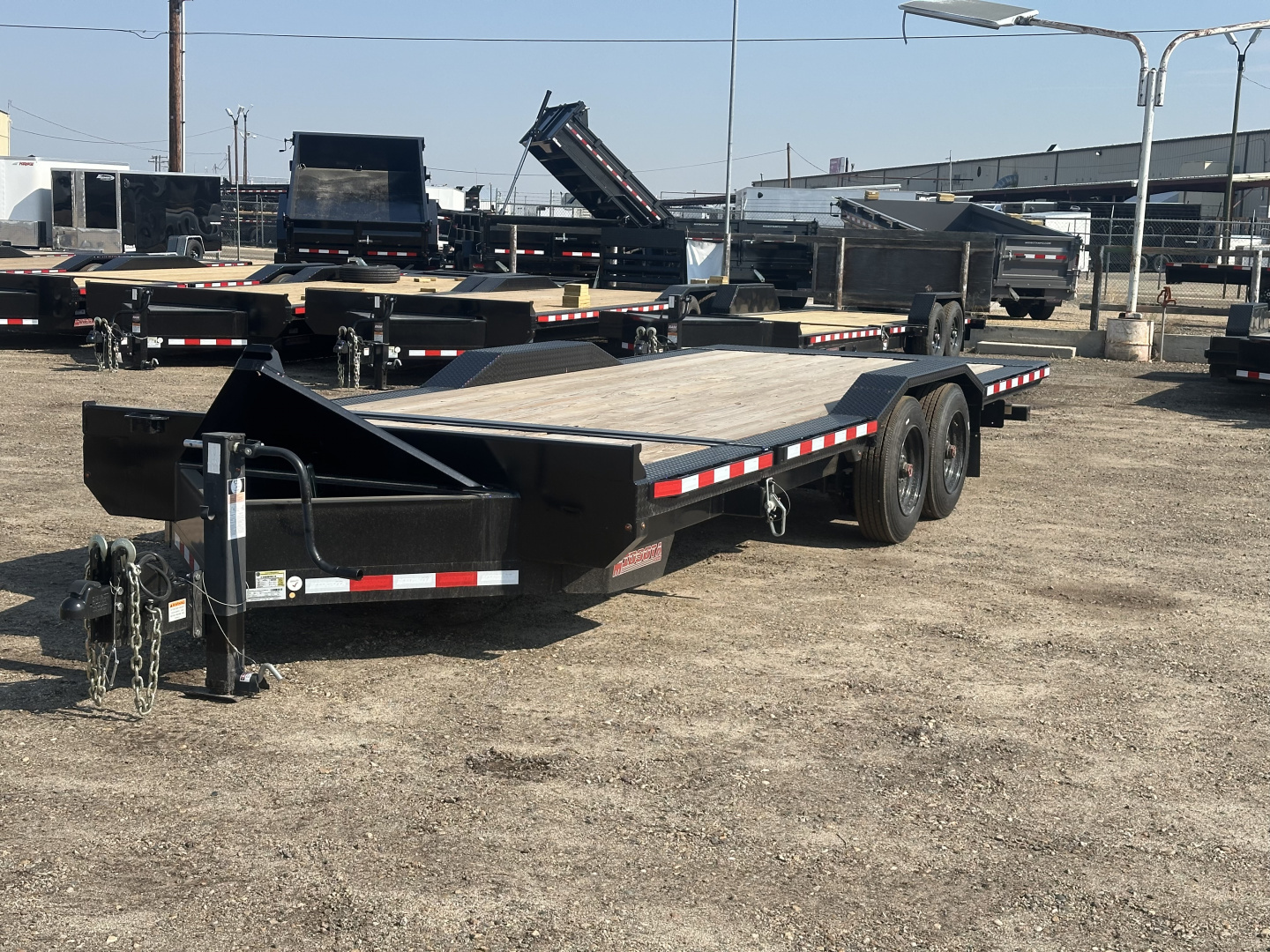 New 2025 Midsota 22' 17.6K Tilt bed Equipment Trailer