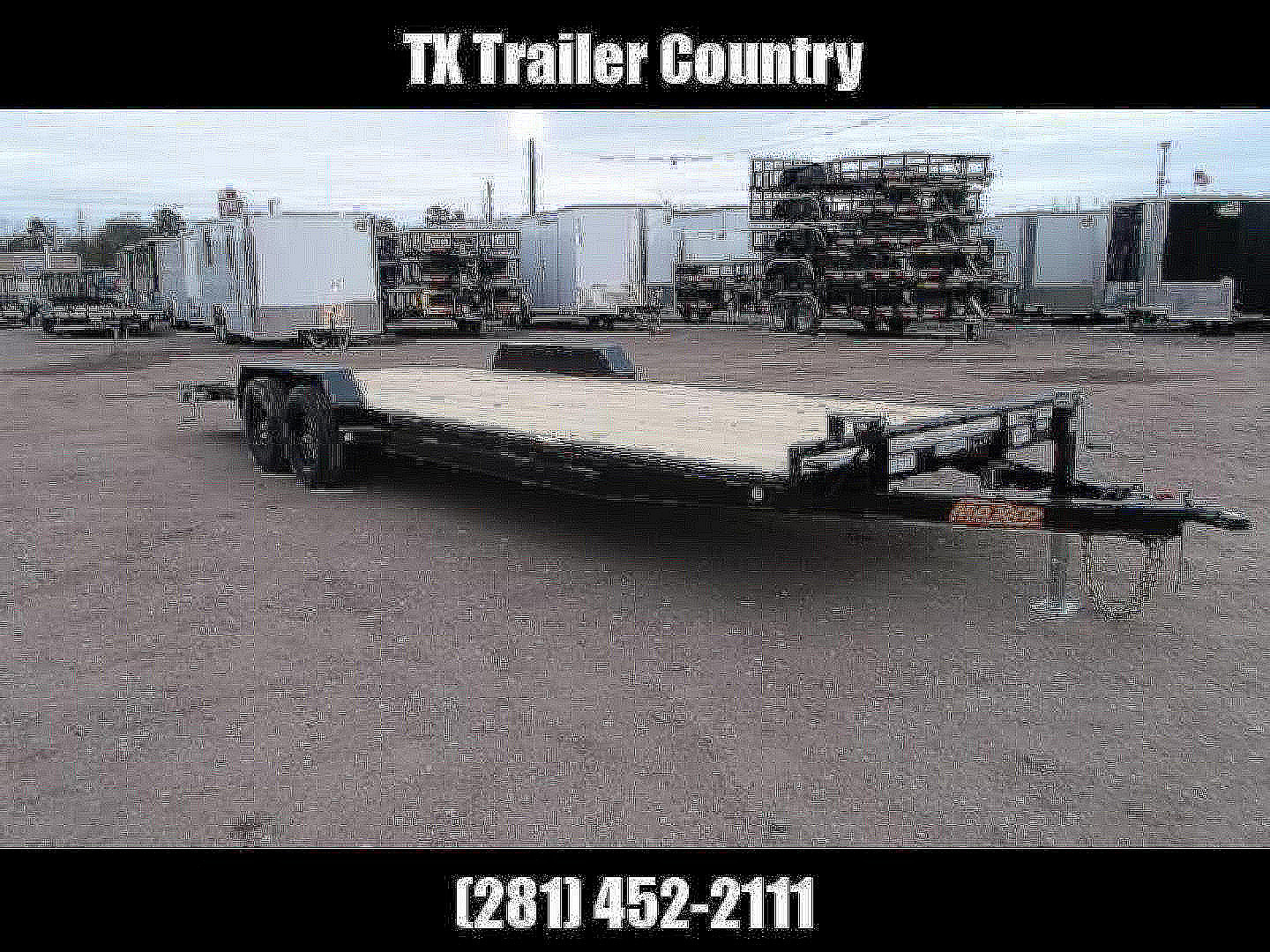 New 2026 MAXXD 83X24 10K C5X Car Hauler / Racing Trailer / Flatbed Trailer / 5200# Axles / Powder Coated / Dovetail / LEDs / 5ft Stow Away C-Channel Ramps