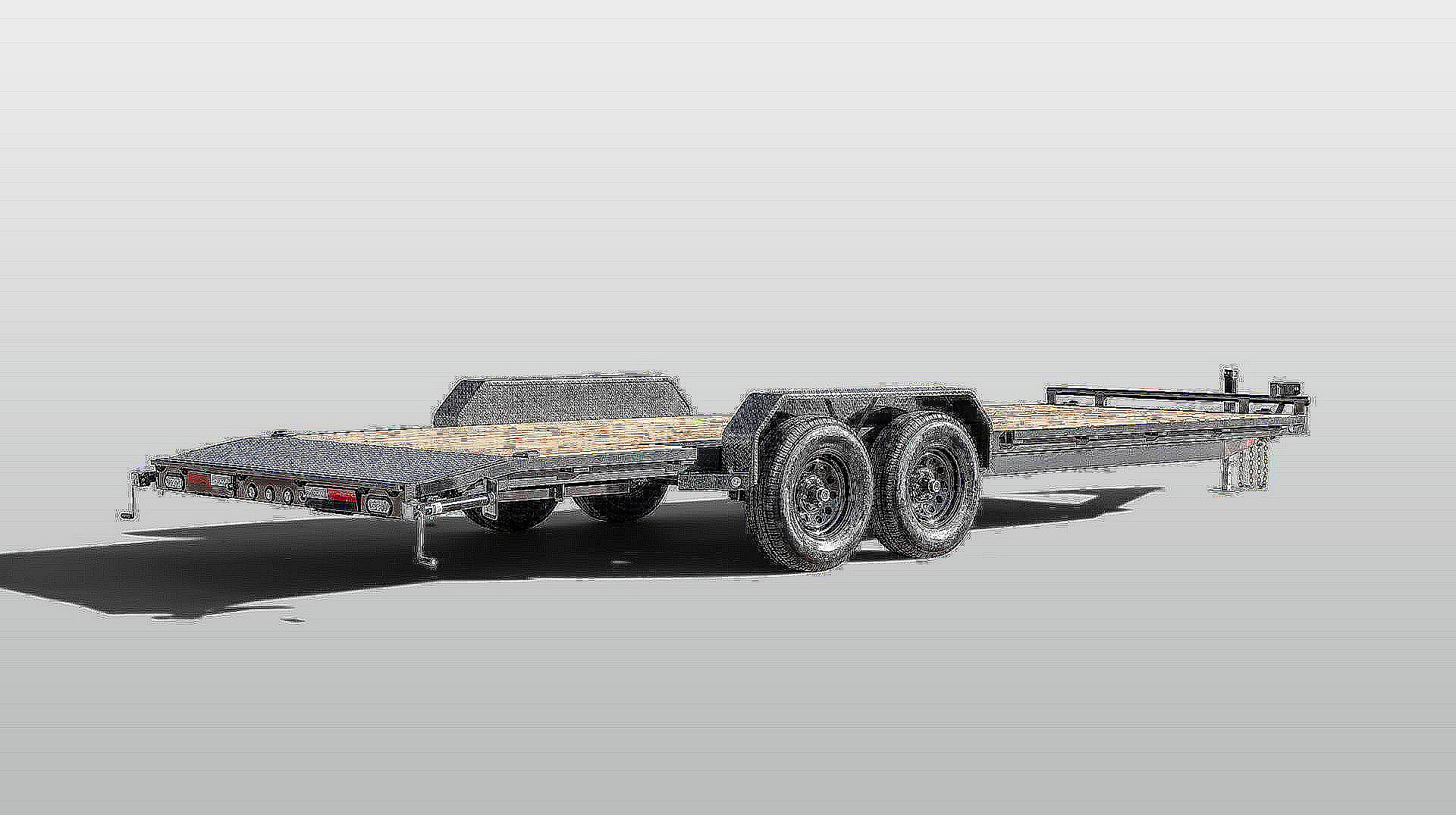 New 2026 MAXXD 83X24 10K C5X Car Hauler / Racing Trailer / Flatbed Trailer / 5200# Axles / Powder Coated / Dovetail / LEDs / 5ft Stow Away C-Channel Ramps