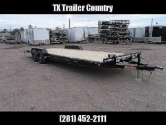 New 2026 MAXXD 83X24 10K C5X Car Hauler / Racing Trailer / Flatbed Trailer / 5200# Axles / Powder Coated / Dovetail / LEDs / 5ft Stow Away C-Channel Ramps