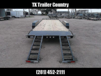 New 2026 MAXXD 83X24 10K C5X Car Hauler / Racing Trailer / Flatbed Trailer / 5200# Axles / Powder Coated / Dovetail / LEDs / 5ft Stow Away C-Channel Ramps