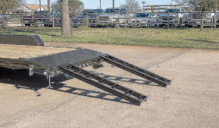 New 2026 MAXXD 83X24 10K C5X Car Hauler / Racing Trailer / Flatbed Trailer / 5200# Axles / Powder Coated / Dovetail / LEDs / 5ft Stow Away C-Channel Ramps