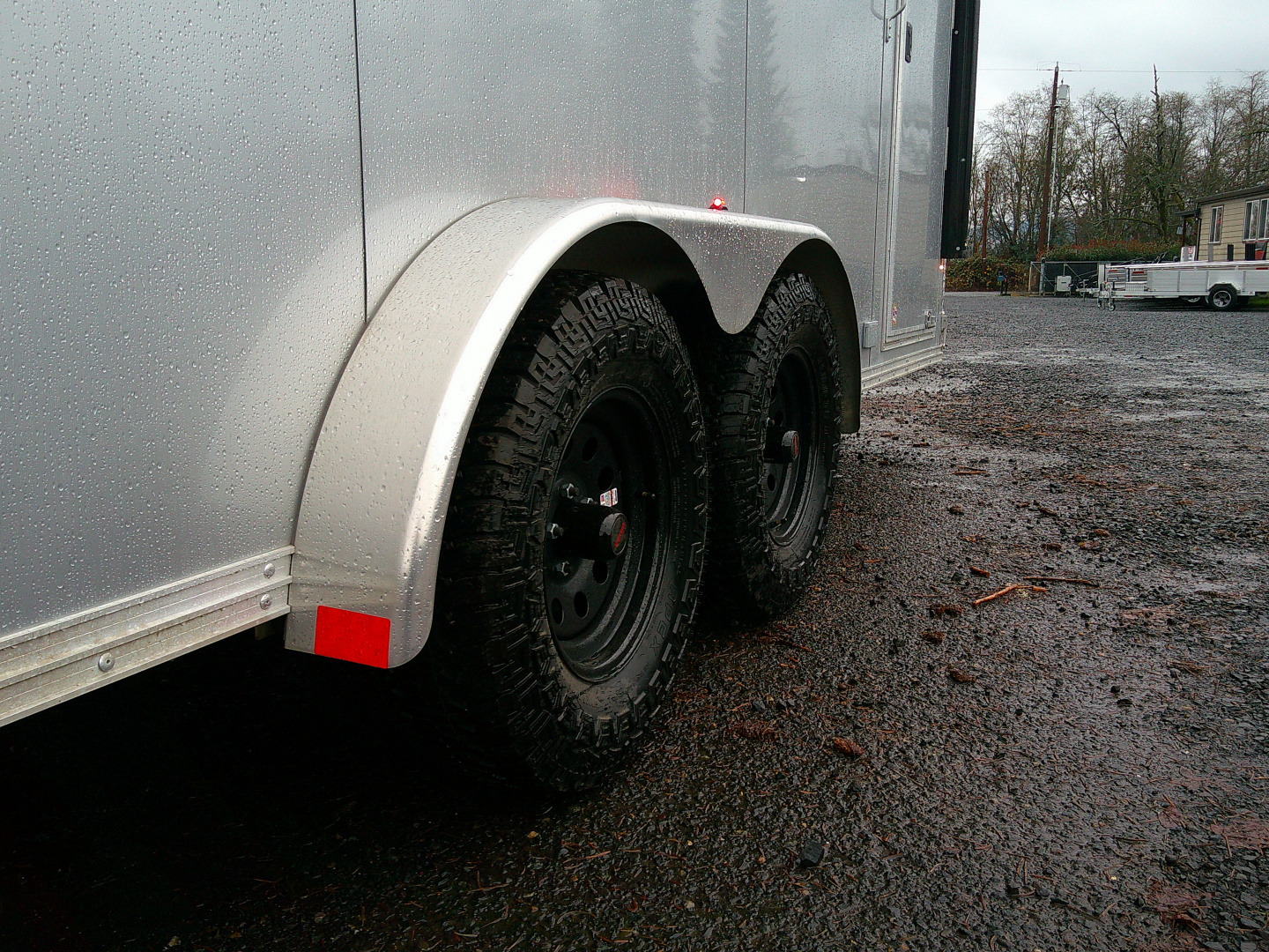 Used 2025 ALCOM 7x16 Aluminum 7K Cargo / Enclosed Trailer