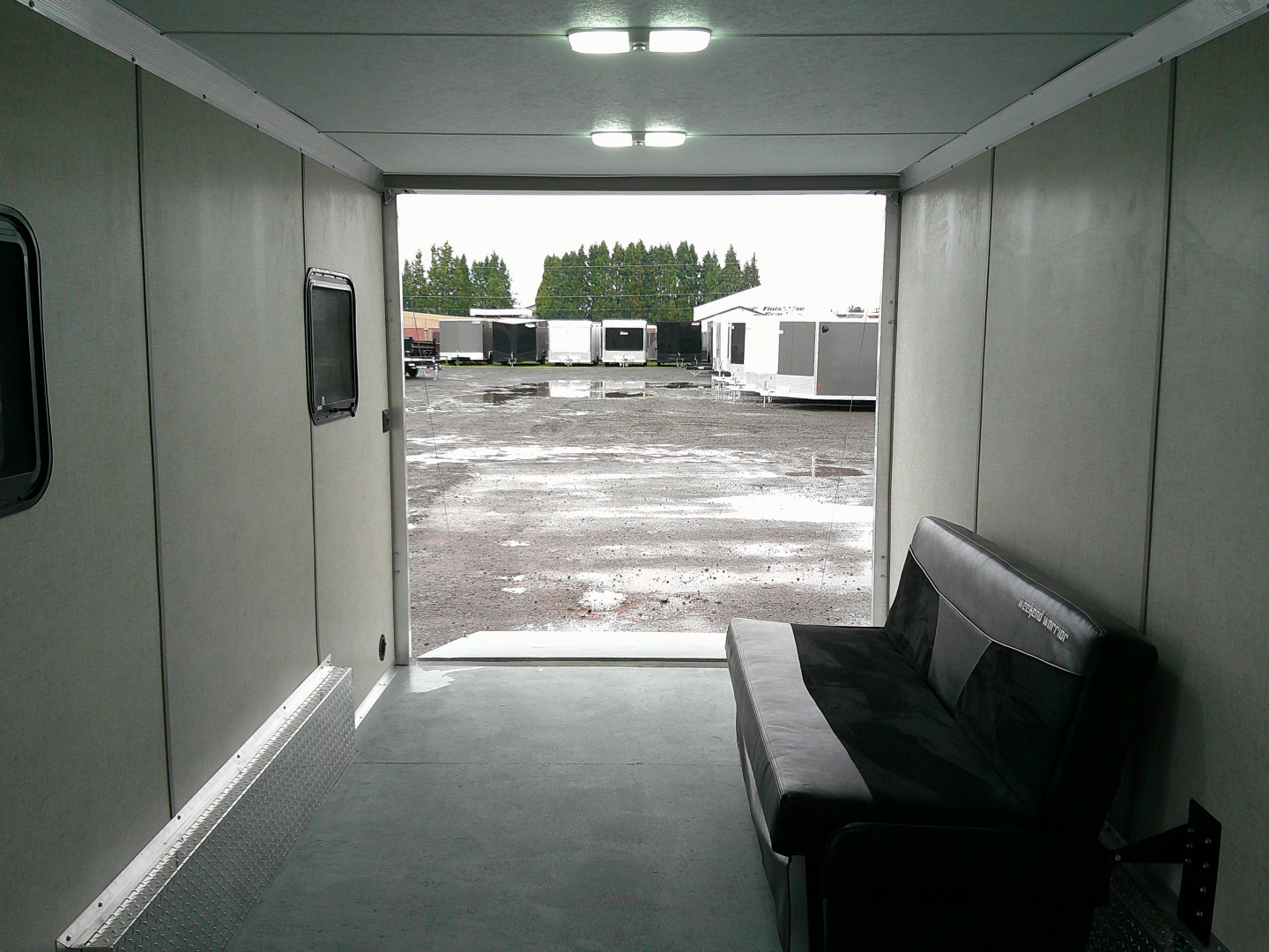 Used 2025 ALCOM 7x16 Aluminum 7K Cargo / Enclosed Trailer