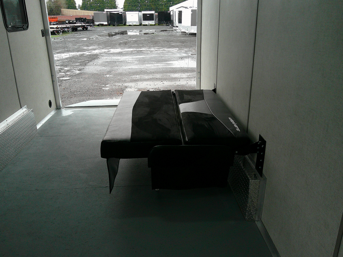 Used 2025 ALCOM 7x16 Aluminum 7K Cargo / Enclosed Trailer