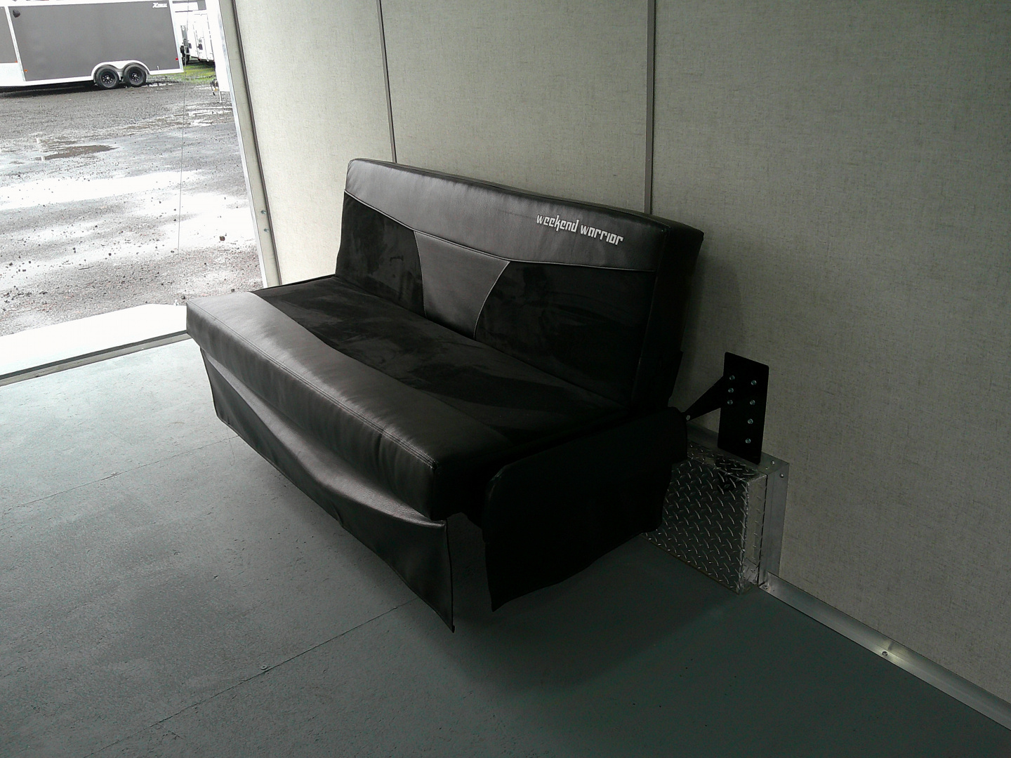 Used 2025 ALCOM 7x16 Aluminum 7K Cargo / Enclosed Trailer