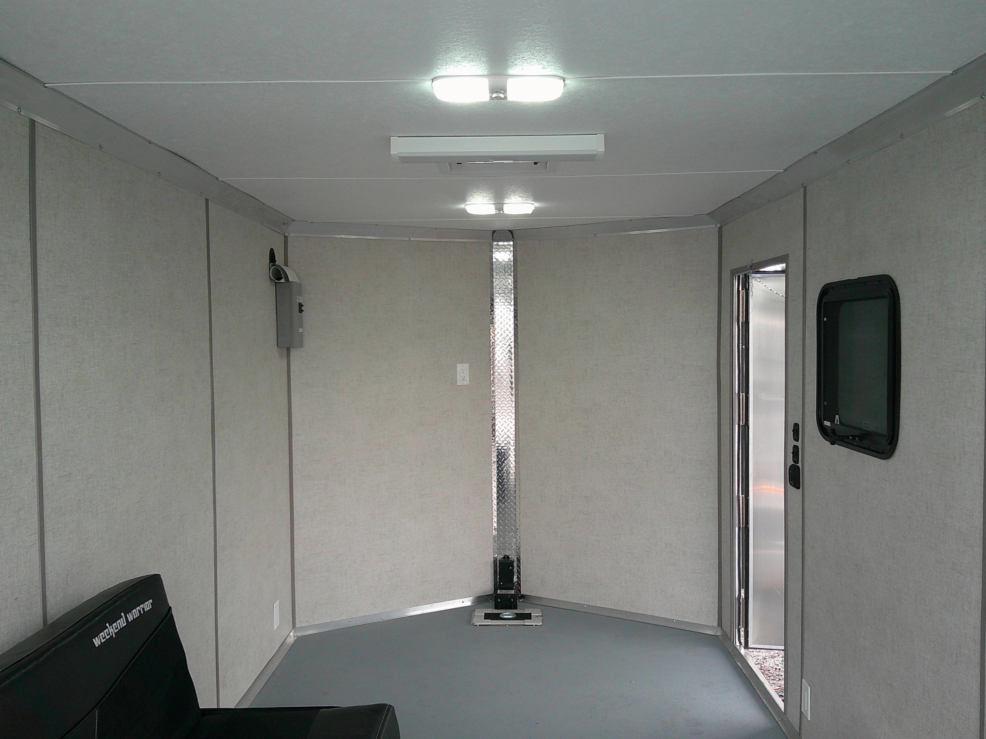 Used 2025 ALCOM 7x16 Aluminum 7K Cargo / Enclosed Trailer