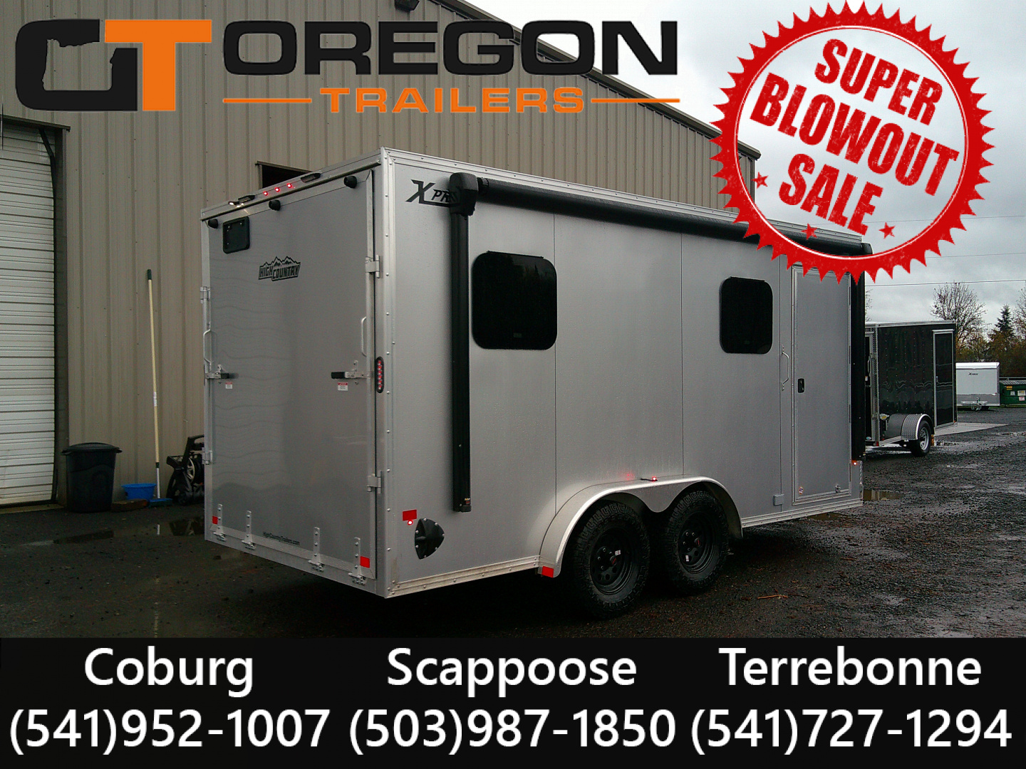 Used 2025 ALCOM 7x16 Aluminum 7K Cargo / Enclosed Trailer