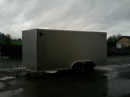 Used 2025 ALCOM 7x16 Aluminum 7K Cargo / Enclosed Trailer