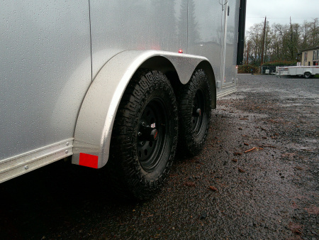 Used 2025 ALCOM 7x16 Aluminum 7K Cargo / Enclosed Trailer