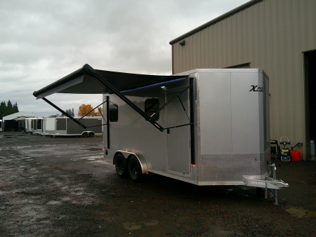 Used 2025 ALCOM 7x16 Aluminum 7K Cargo / Enclosed Trailer
