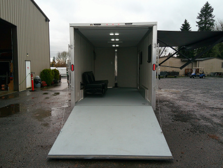 Used 2025 ALCOM 7x16 Aluminum 7K Cargo / Enclosed Trailer