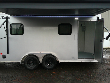 Used 2025 ALCOM 7x16 Aluminum 7K Cargo / Enclosed Trailer