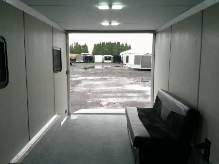 Used 2025 ALCOM 7x16 Aluminum 7K Cargo / Enclosed Trailer