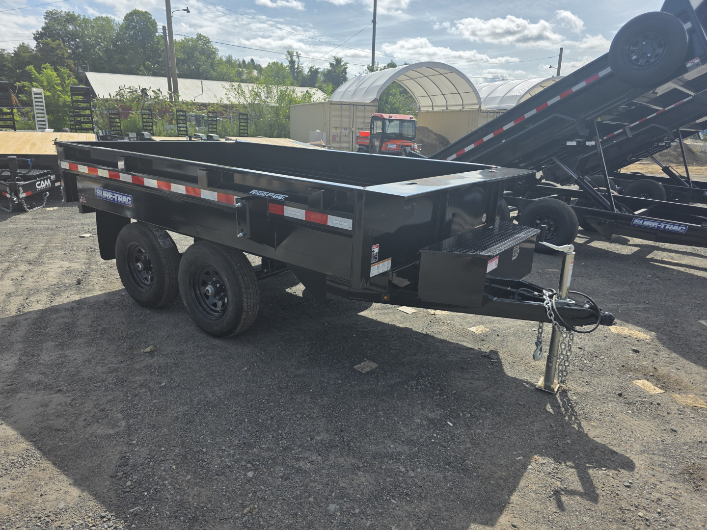 New 2026 Sure-Trac 6X10 10K DECKOVER Dump Trailer