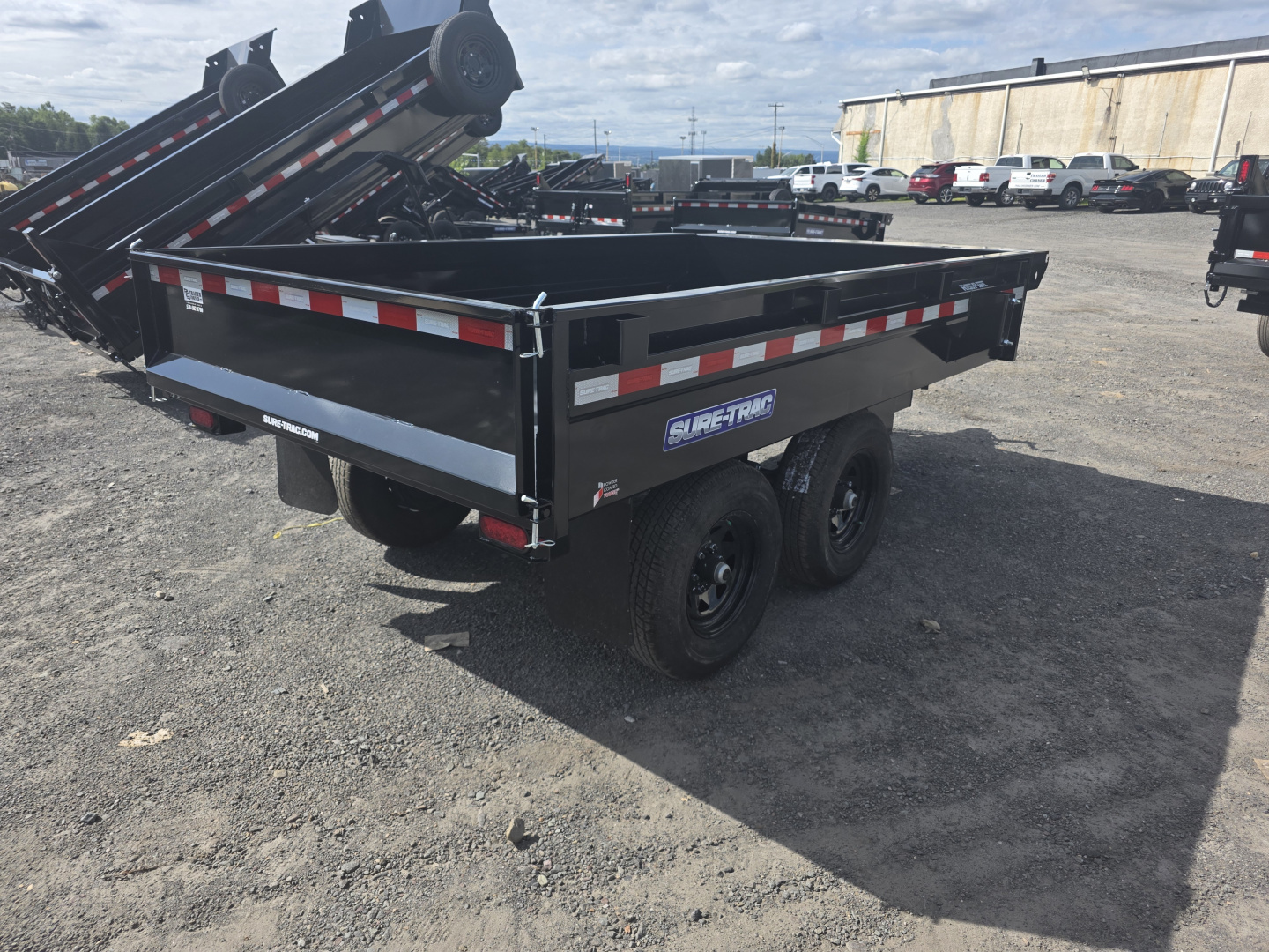 New 2026 Sure-Trac 6X10 10K DECKOVER Dump Trailer
