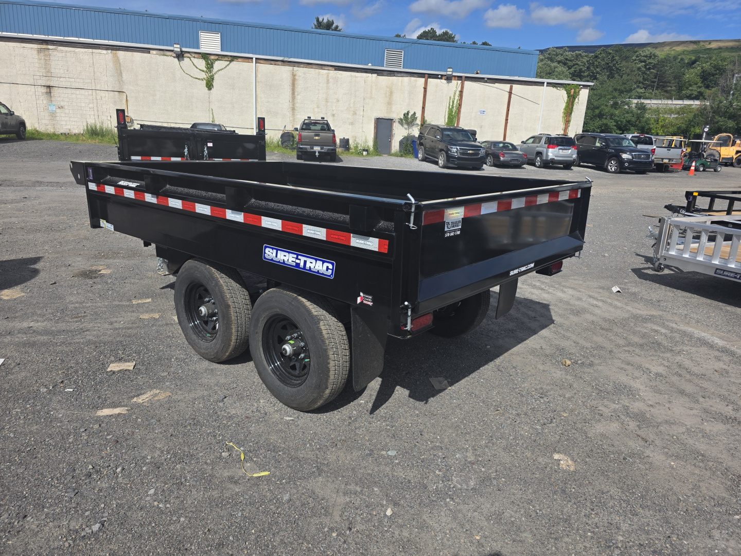 New 2026 Sure-Trac 6X10 10K DECKOVER Dump Trailer