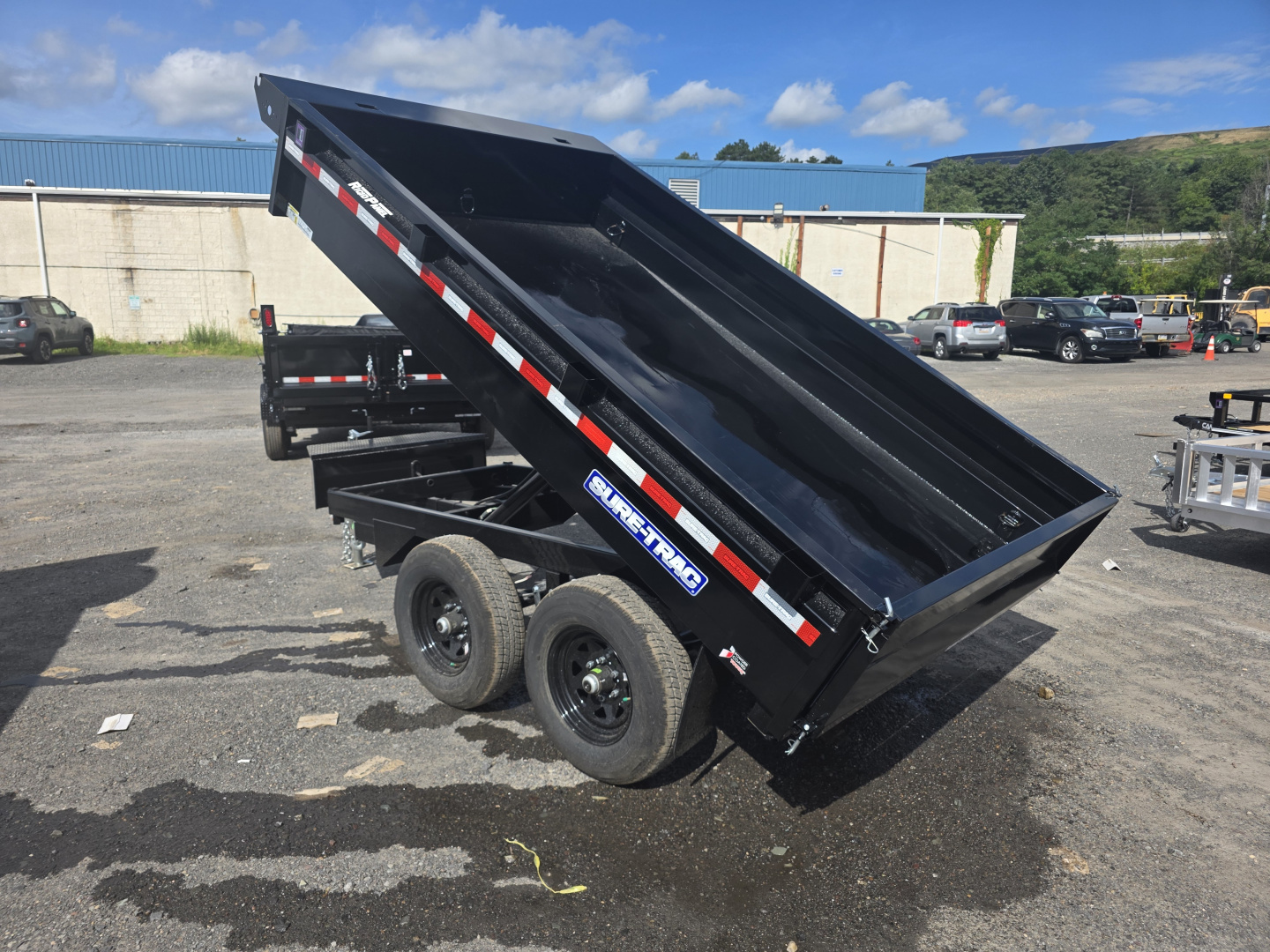 New 2026 Sure-Trac 6X10 10K DECKOVER Dump Trailer