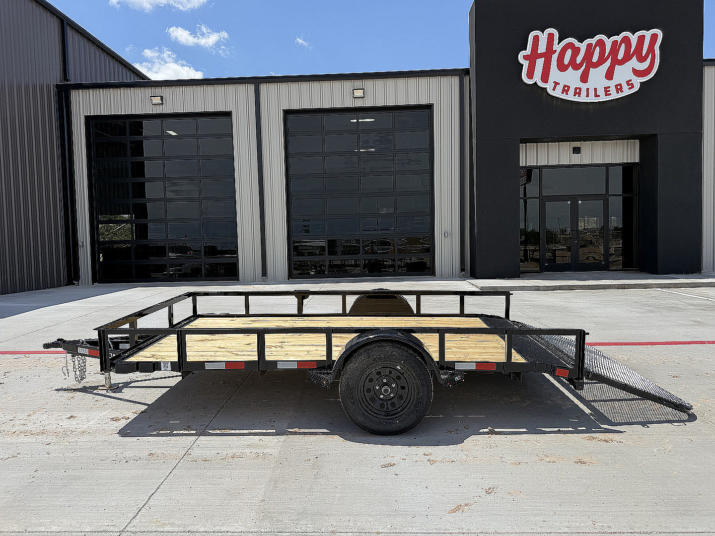 New 2026 X-On 77"x12' Single Axle Utility Trailer - U2