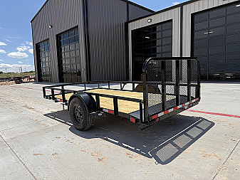 New 2026 X-On 77"x12' Single Axle Utility Trailer - U2