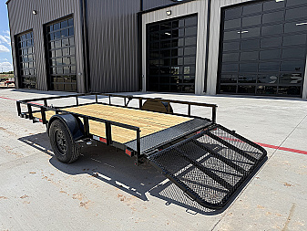 New 2026 X-On 77"x12' Single Axle Utility Trailer - U2
