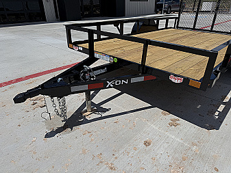 New 2026 X-On 77"x12' Single Axle Utility Trailer - U2