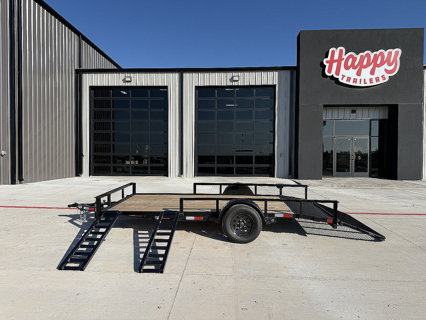 New 2026 X-On 77"x14' Single Axle Utility Trailer - U2