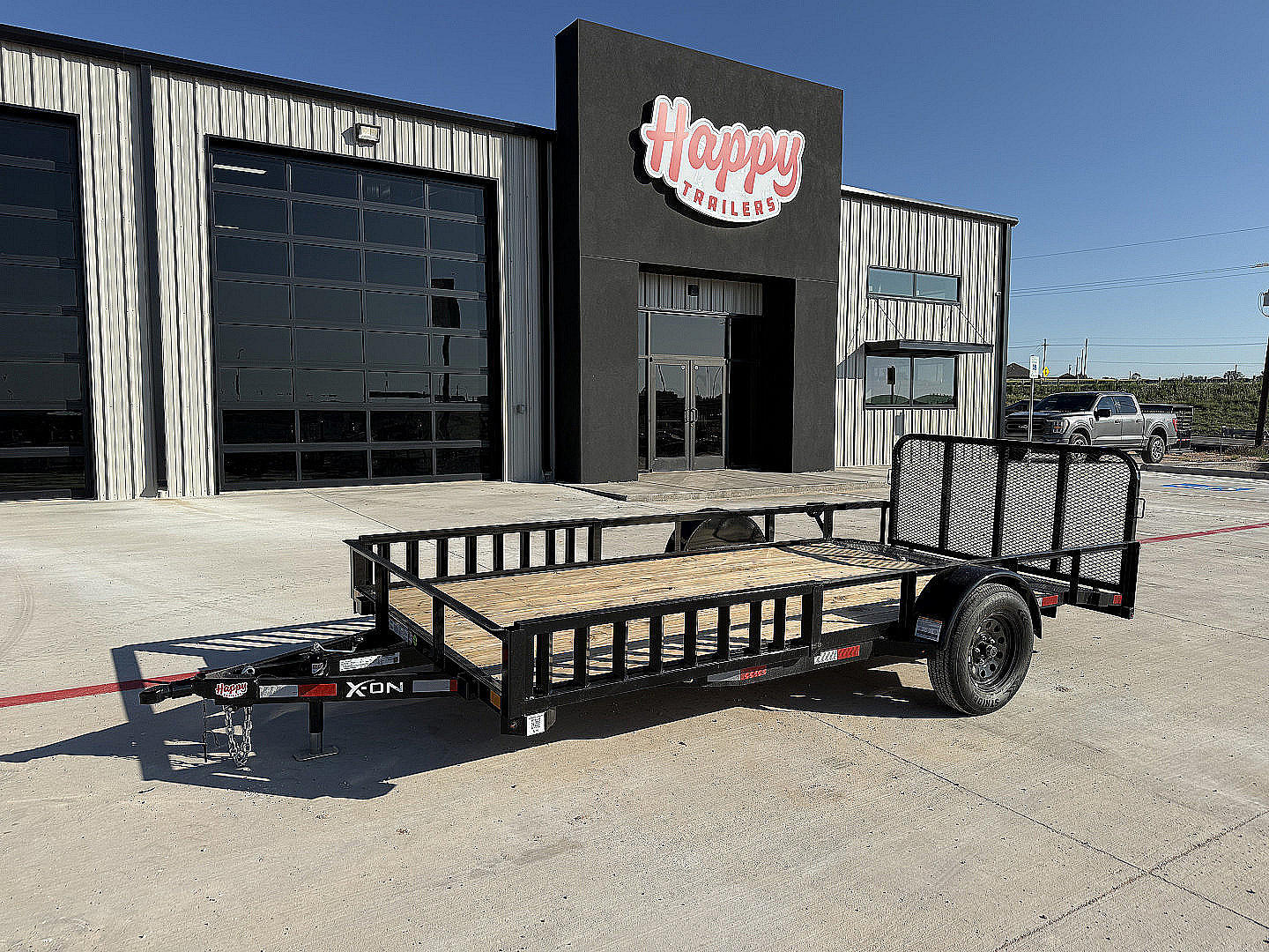 New 2026 X-On 77"x14' Single Axle Utility Trailer - U2
