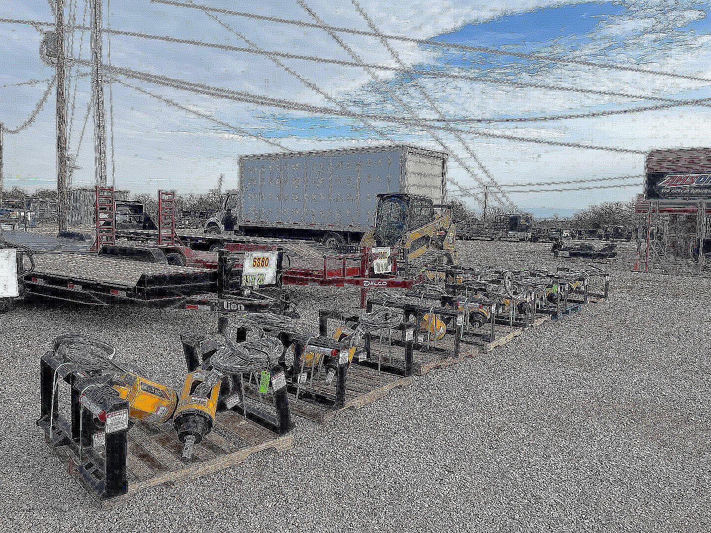 New 2025 Golden Arm Trailers 83" x 22' LowBoy Equipment