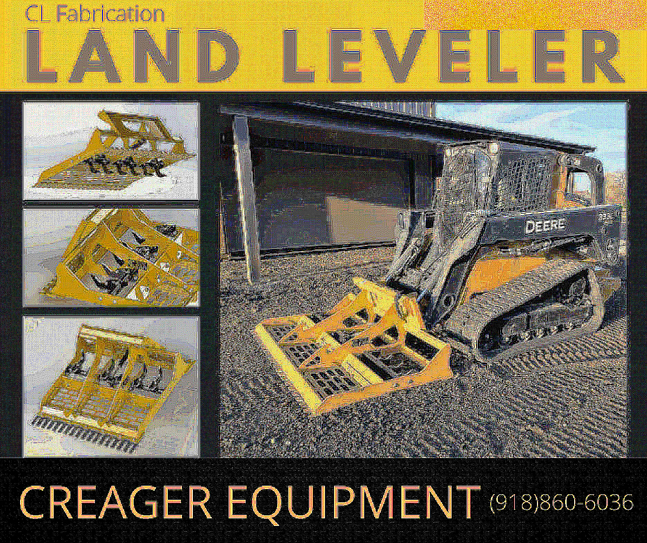 New 2025 Golden Arm Trailers 83" x 22' LowBoy Equipment