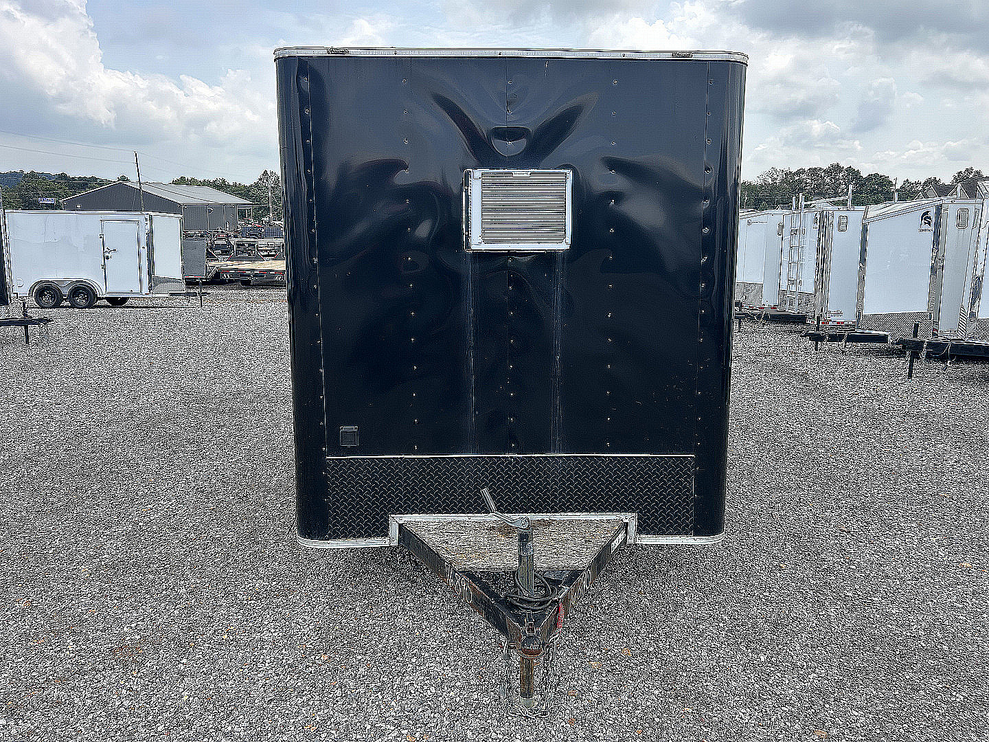 Used 2022 Lark 7'x12' Custom Freezer Enclosed Trailer