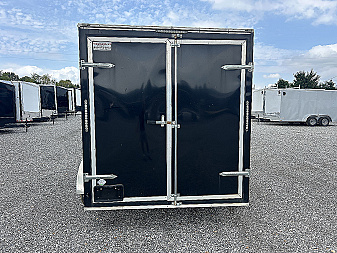 Used 2022 Lark 7'x12' Custom Freezer Enclosed Trailer