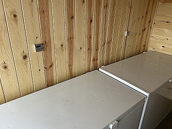 Used 2022 Lark 7'x12' Custom Freezer Enclosed Trailer