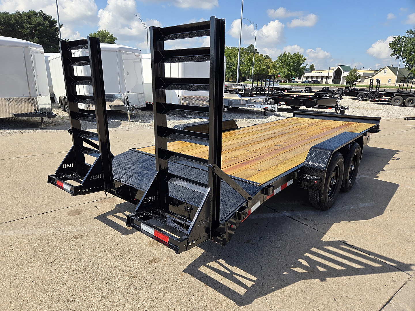 New 2026 H&H Trailers 82x18+2 Industrial Equipment Trailer 14K Equipment Trailer