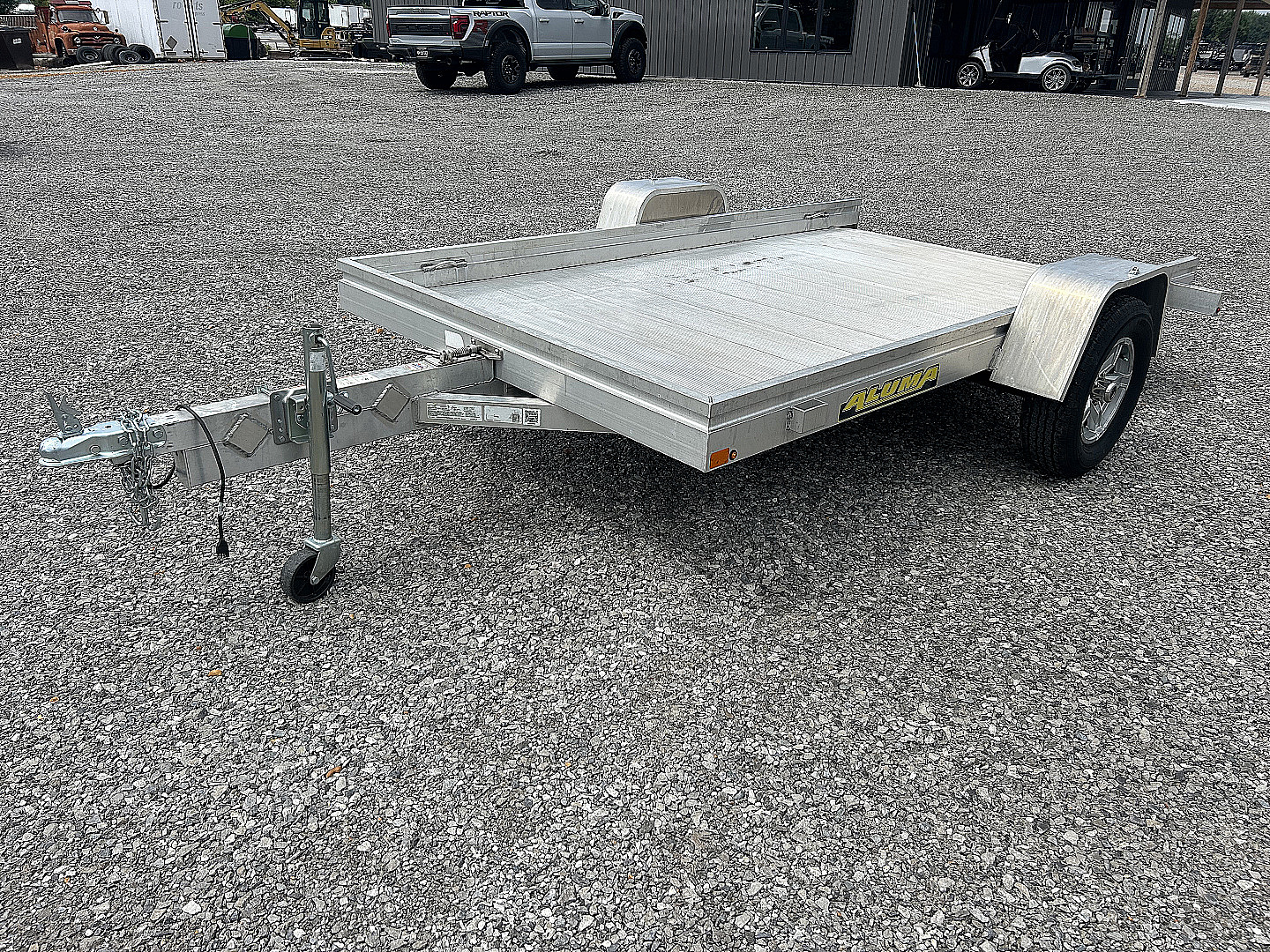 Used 2023 Aluma 68"x10' 3k TILT Utility Trailer