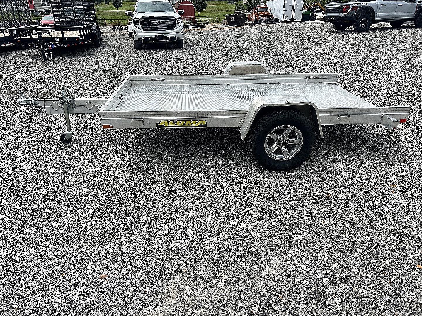 Used 2023 Aluma 68"x10' 3k TILT Utility Trailer