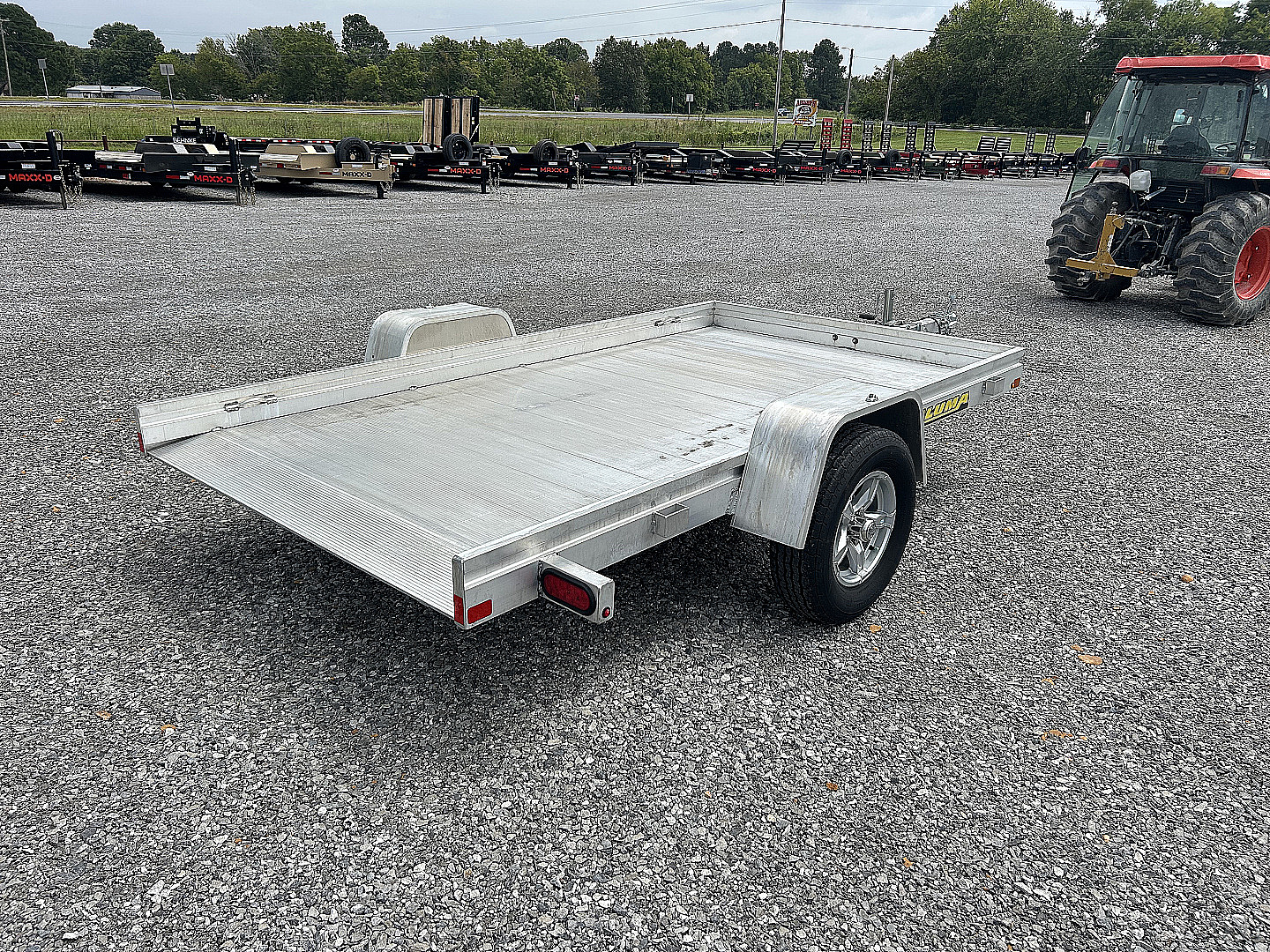 Used 2023 Aluma 68"x10' 3k TILT Utility Trailer