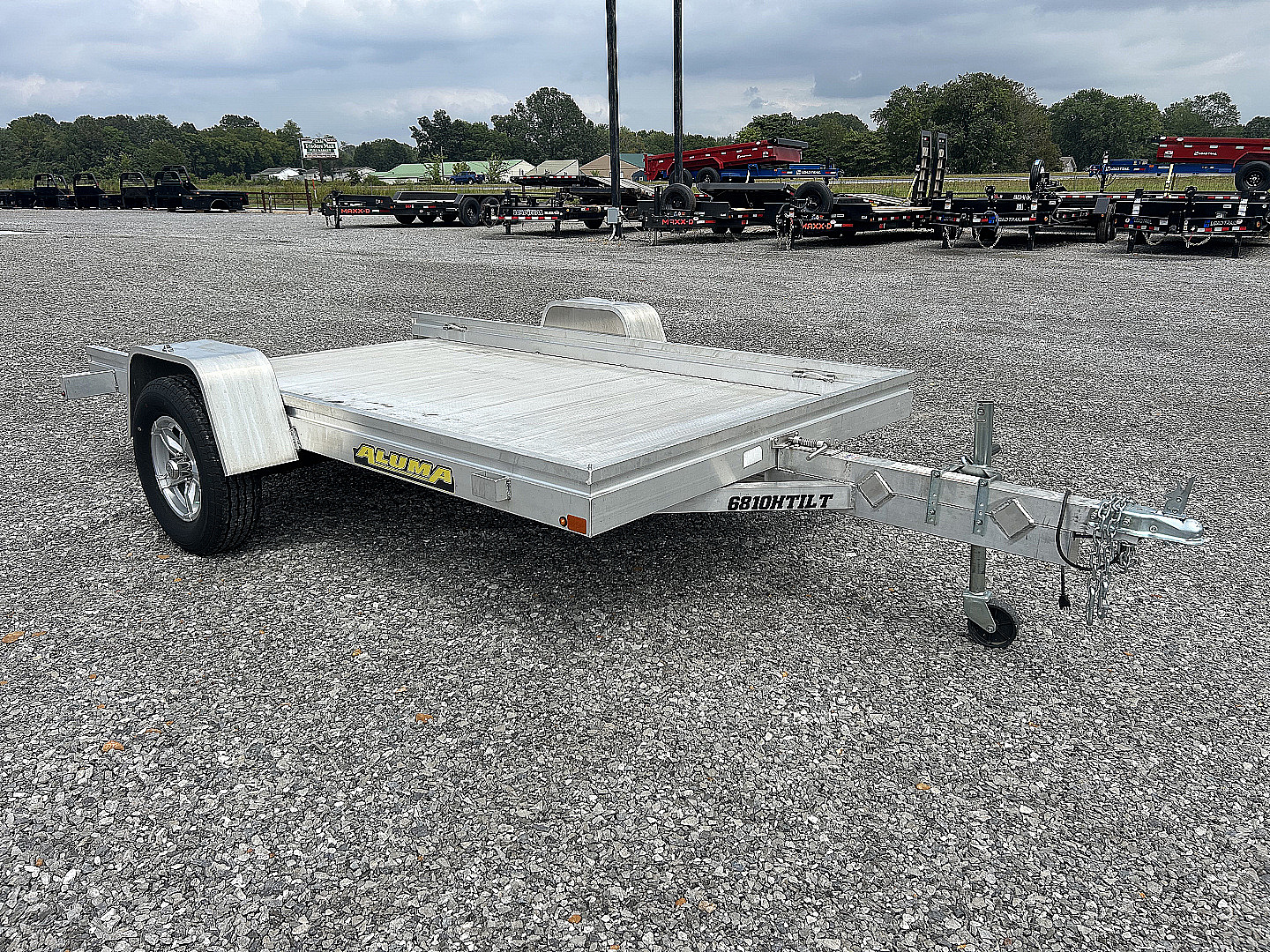 Used 2023 Aluma 68"x10' 3k TILT Utility Trailer