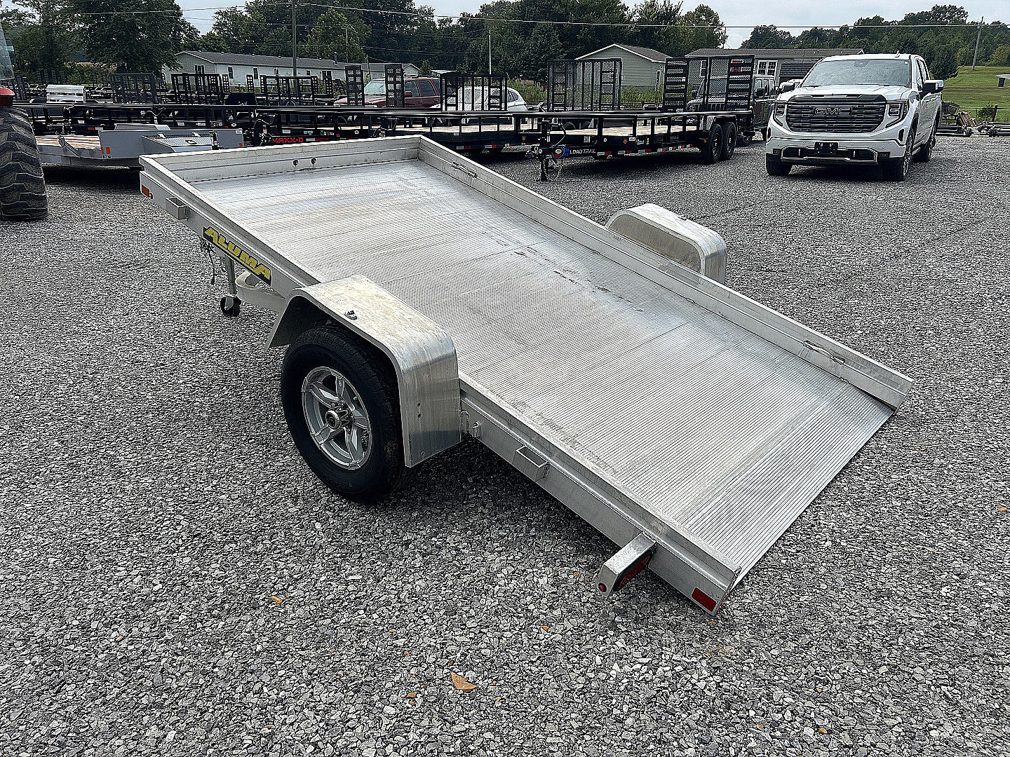 Used 2023 Aluma 68"x10' 3k TILT Utility Trailer