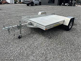 Used 2023 Aluma 68"x10' 3k TILT Utility Trailer