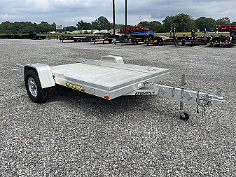 Used 2023 Aluma 68"x10' 3k TILT Utility Trailer