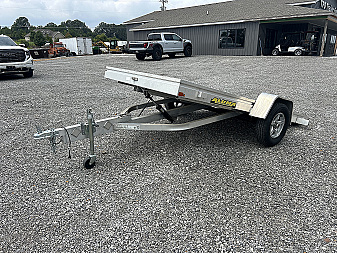 Used 2023 Aluma 68"x10' 3k TILT Utility Trailer
