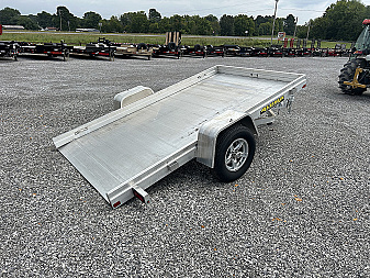 Used 2023 Aluma 68"x10' 3k TILT Utility Trailer