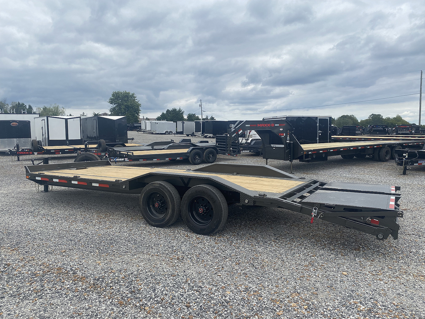 New 2026 MAXXD 102"x24' 22k Equipment Trailer *ALL NEW ENGINEERED FRAME*